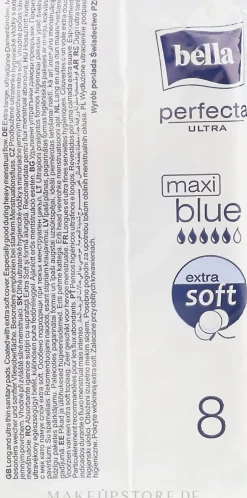 Damenbinden Perfecta Blue Maxi Soft Ultra 8 St.