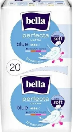 Damenbinden Perfecta Blue Soft Ultra 2x10 St.