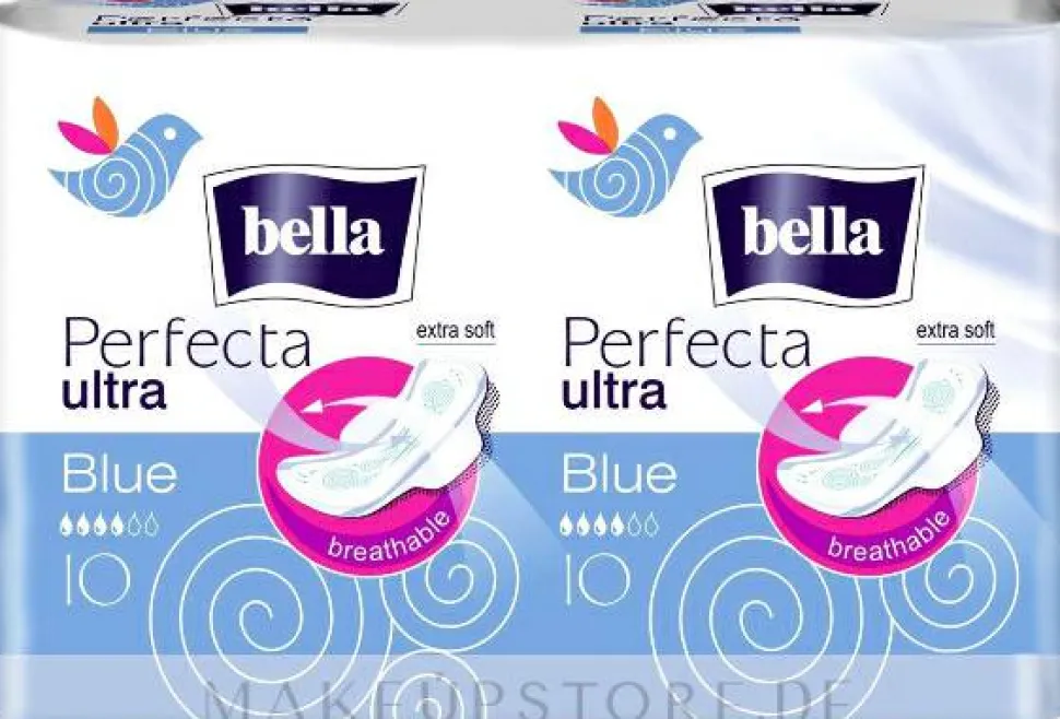 Damenbinden Perfecta Blue Soft Ultra 2x10 St.