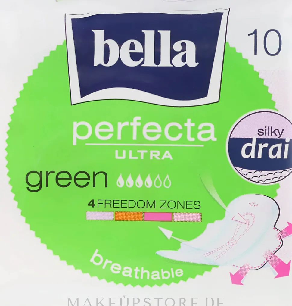 Damenbinden Perfecta Green Drai Ultra 10 St.