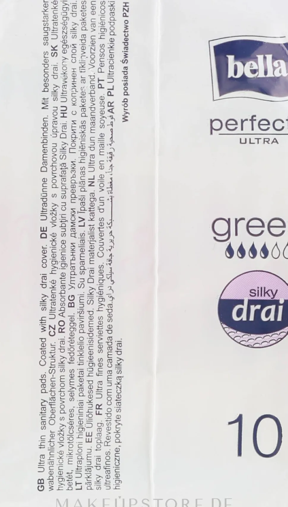Damenbinden Perfecta Green Drai Ultra 10 St.
