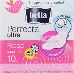 Damenbinden Perfecta Rose Deo Fresh Drai Ultra 10 St.