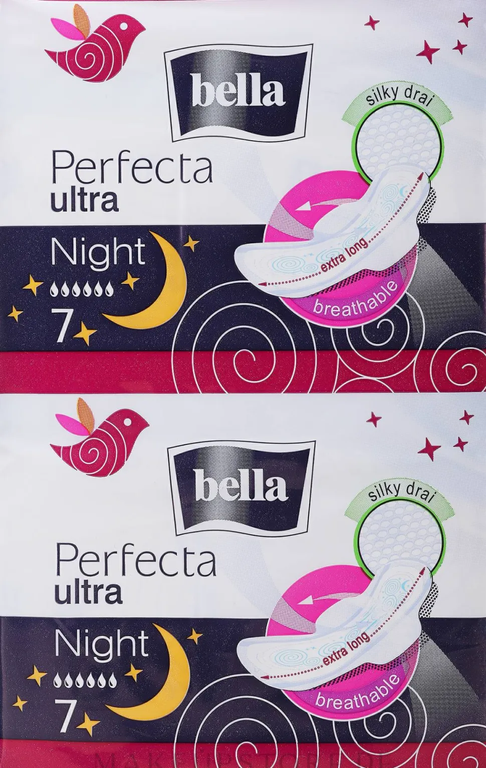 Damenbinden Perfecta Ultra Night Silky Drai 7+7 St.