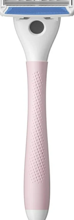 Damenrasierer mit 3 Klingen, rosa