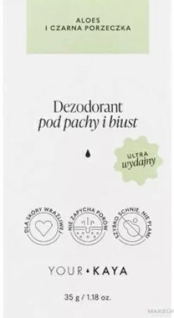 Deodorant mit Aloe und Schwarze Johannisbeere