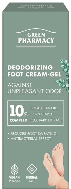 Deodorierende Creme-Gel für Füße