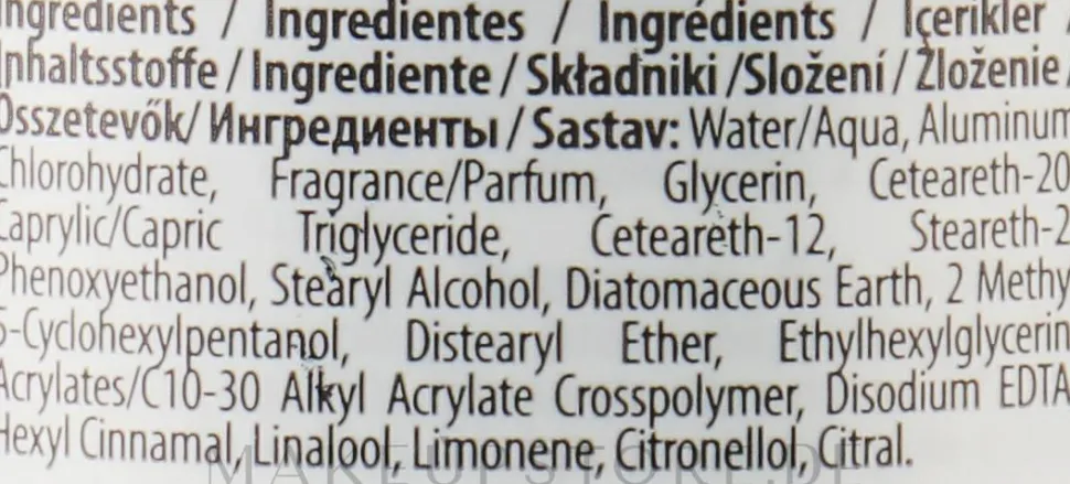Deo Roll-on Antitranspirant