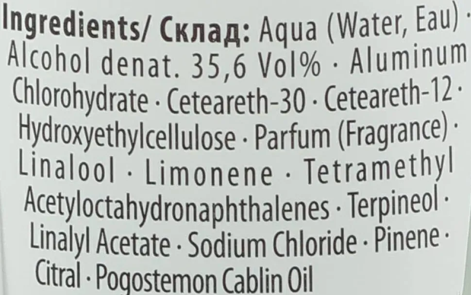 Deo Roll-on Antitranspirant