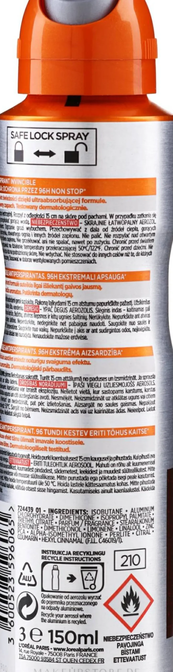 Deospray Antitranspirant