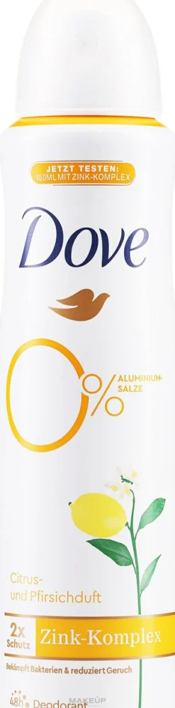 Deospray Zitrus und Pfirsich Aluminiumfrei