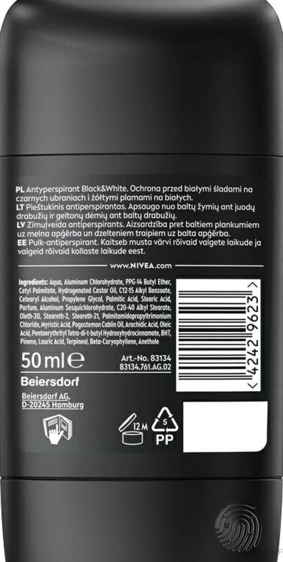 Deostick Antitranspirant für Männer