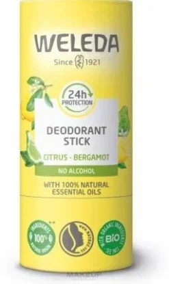 Deostick mit Zitrone und Bergamotte