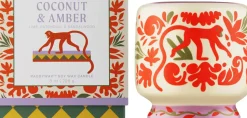 Duftkerze aus Keramik 'Kokosnuss & Amber'