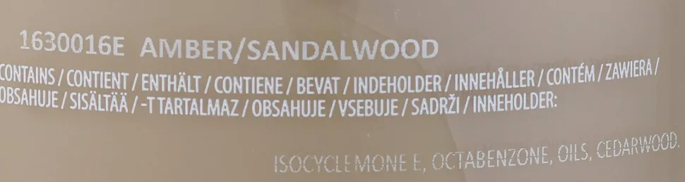 Duftkerze im Glas Amber & Sandalwood mit 2 Dochten
