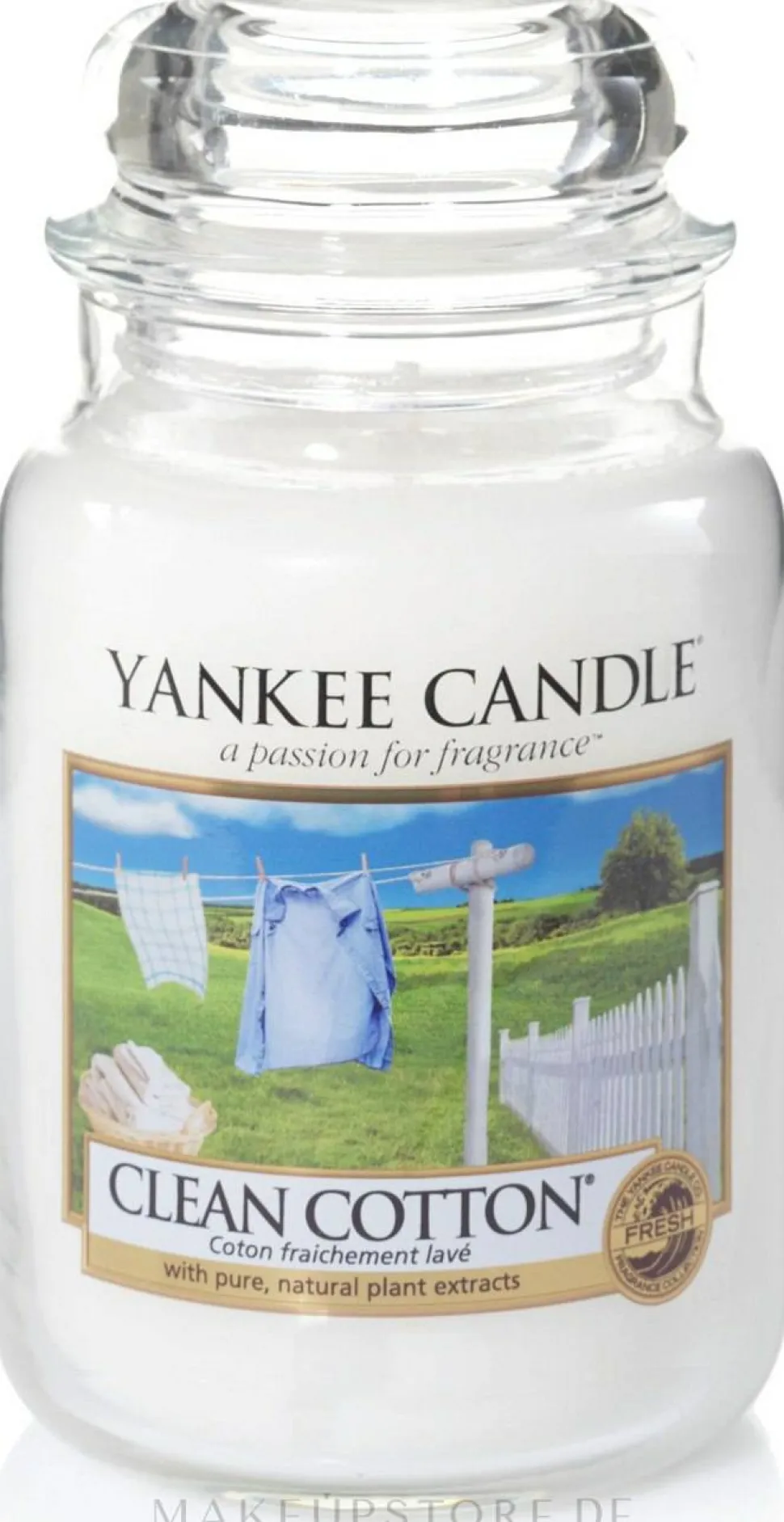 Duftkerze im Glas Clean Cotton