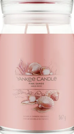Duftkerze im Glas Pink Sands mit 2 Dochten