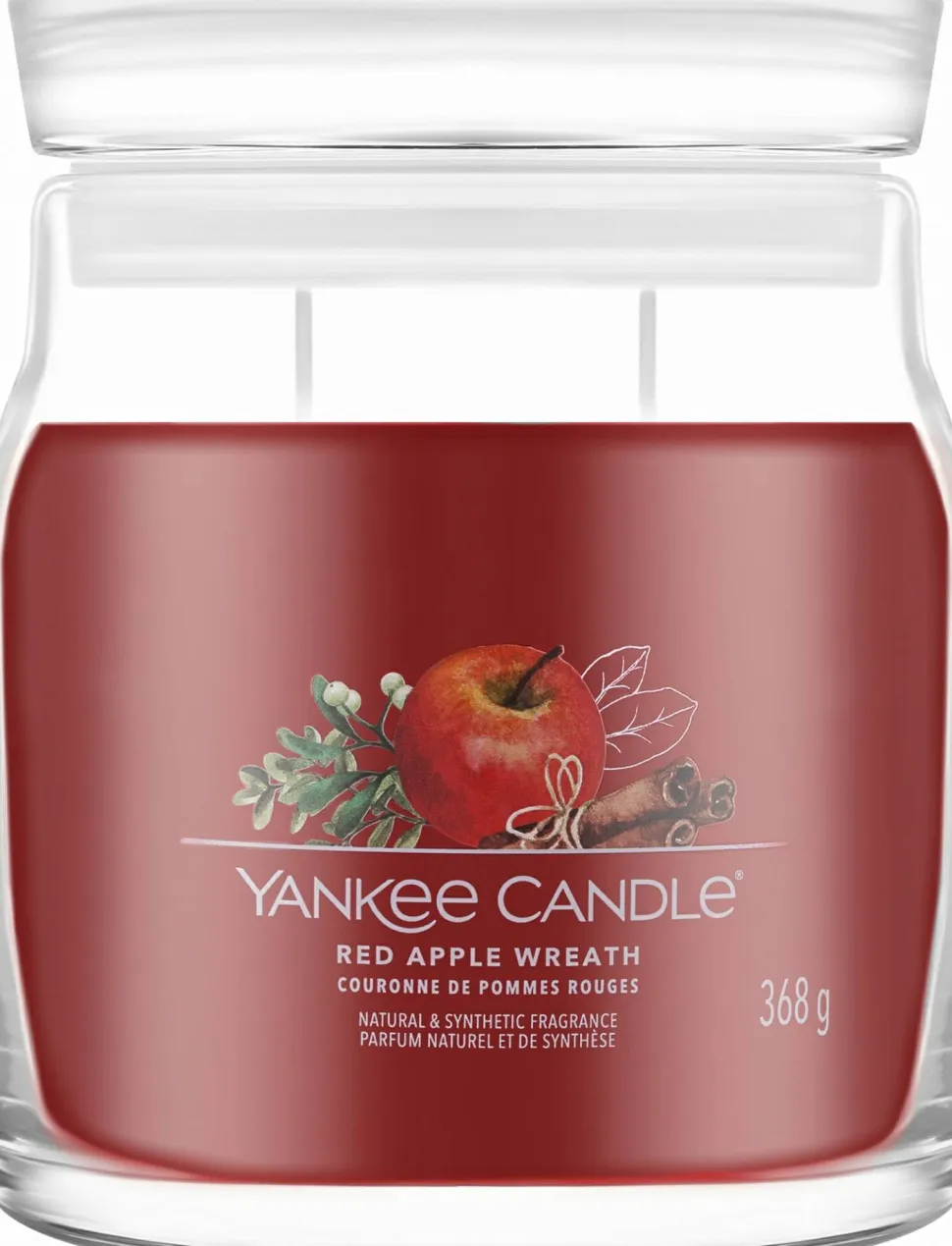 Duftkerze im Glas Red Apple Wreath Zwei Dochte