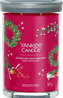 Duftkerze im Glas Sparkling Winterberry Zwei Dochte