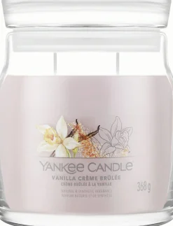 Duftkerze im Glas Vanilla Creme Brulee 2 Dochte