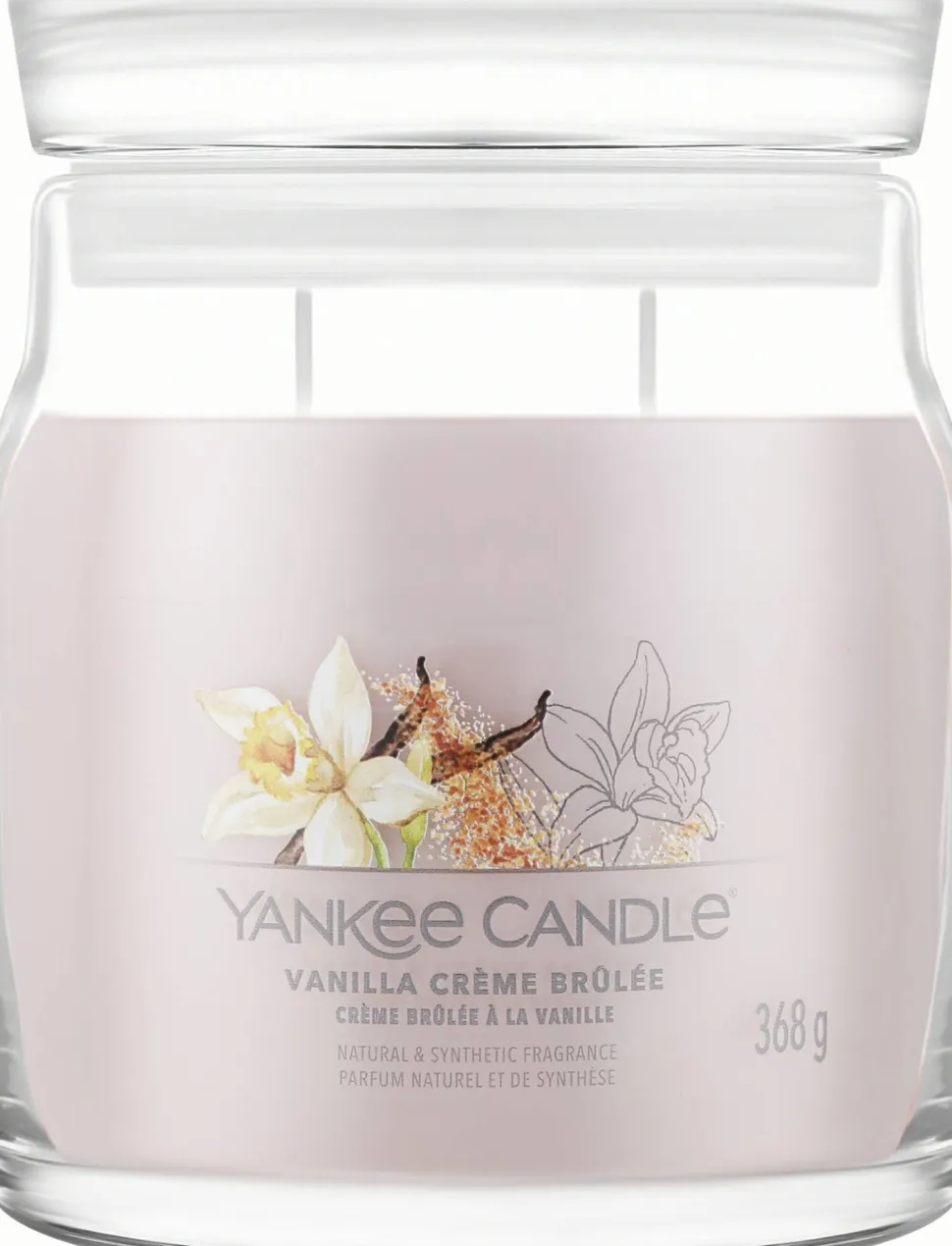 Duftkerze im Glas Vanilla Creme Brulee 2 Dochte