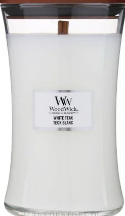 Duftkerze im Glas White Teak
