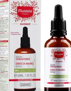 Duftloses Körperserum gegen Dehnungsstreifen