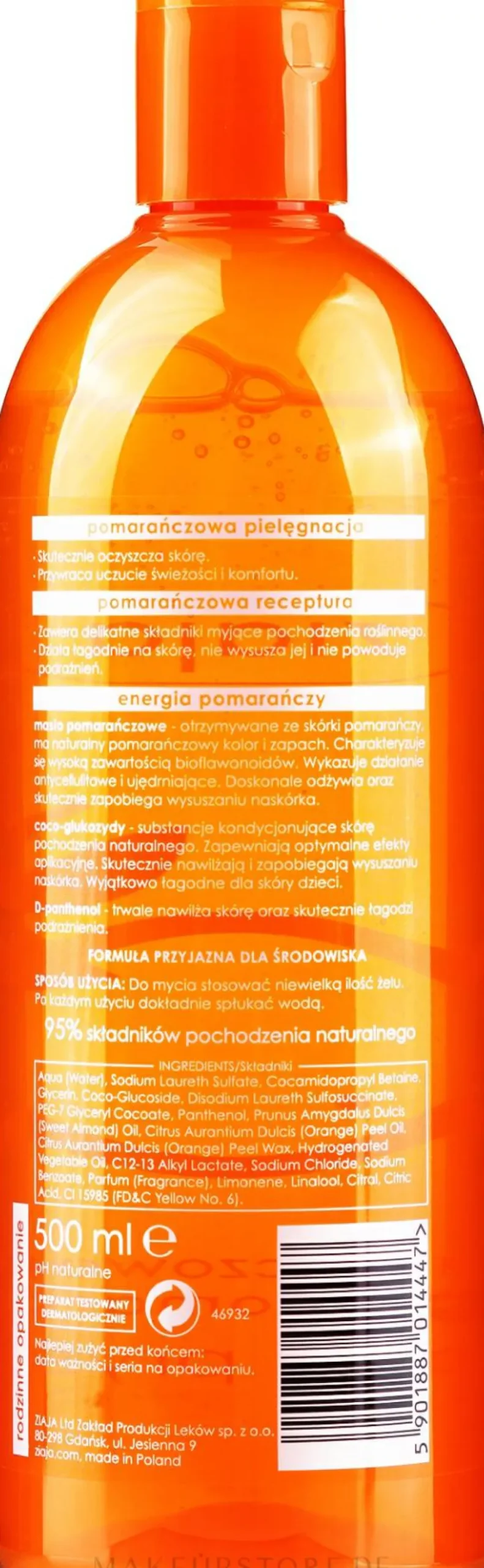Duschcreme mit Orangenöl