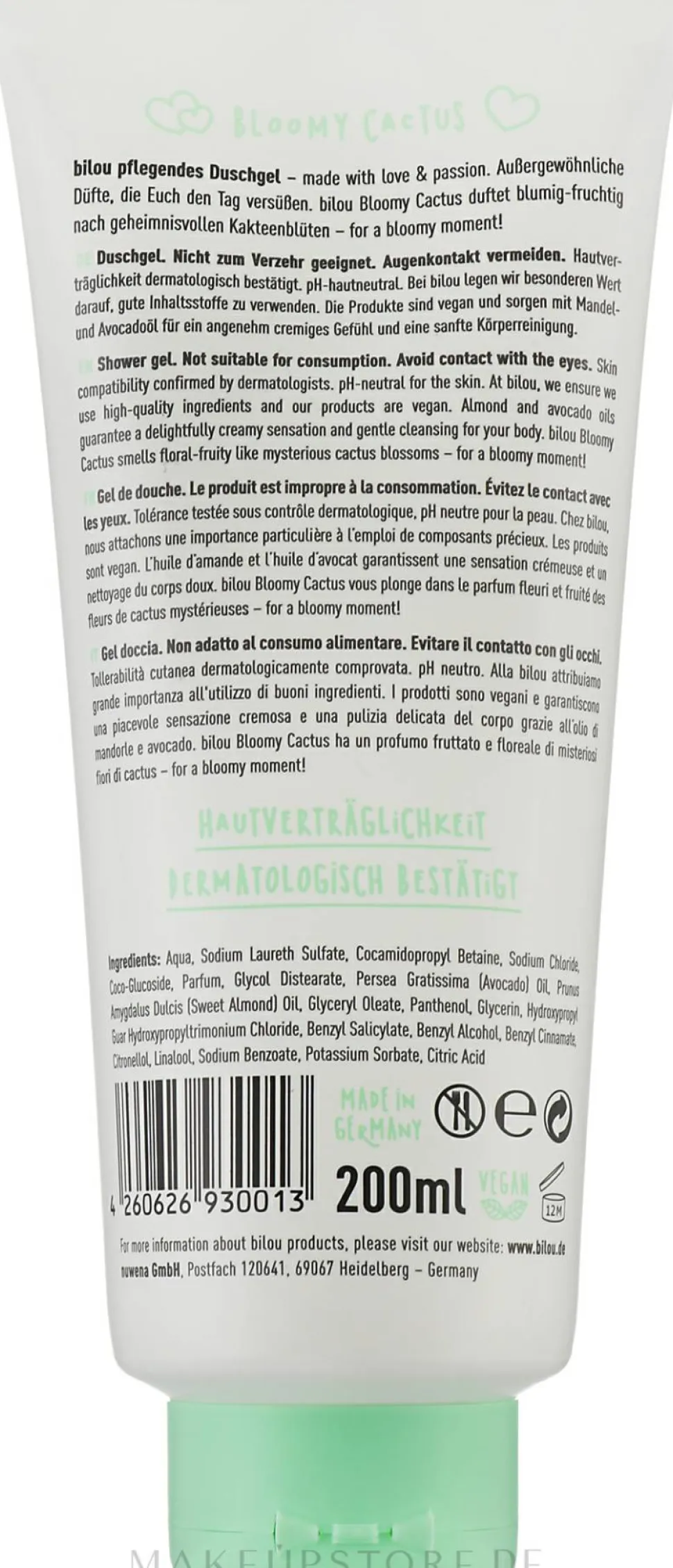 Duschgel mit Duft nach Kakteenblüten