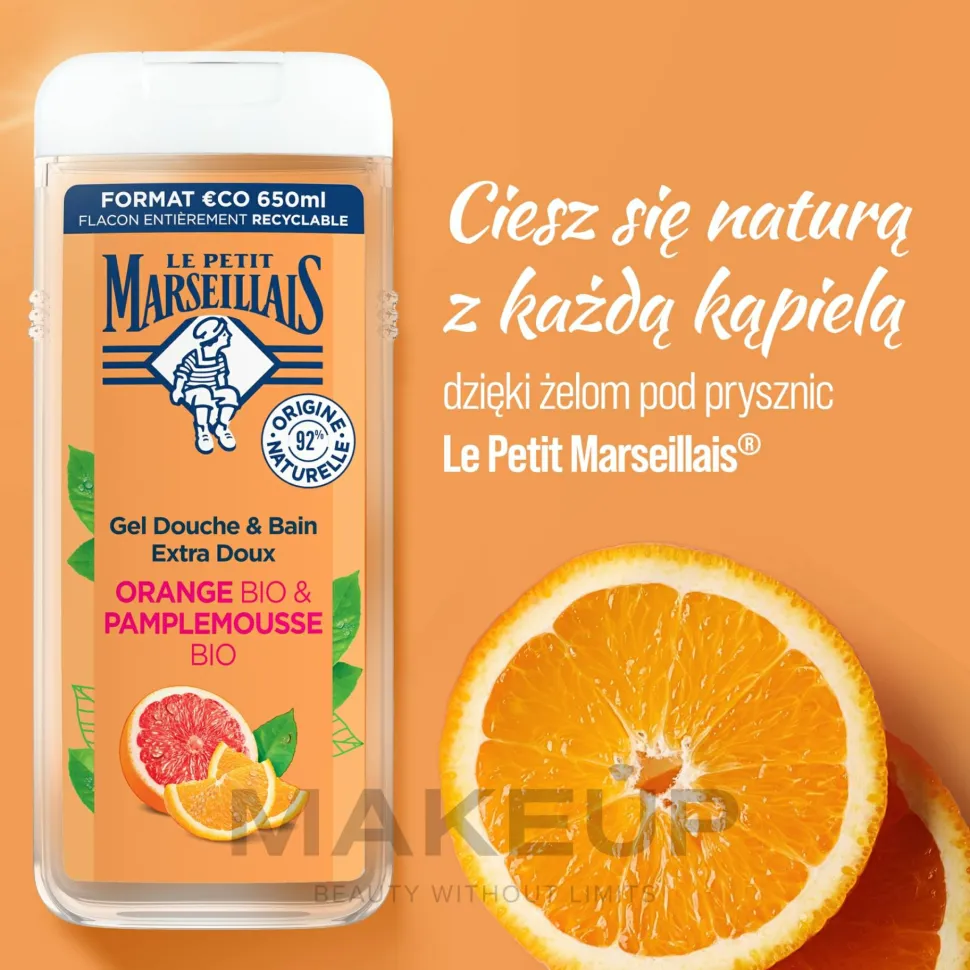 Duschgel mit Orange und Grapefruit