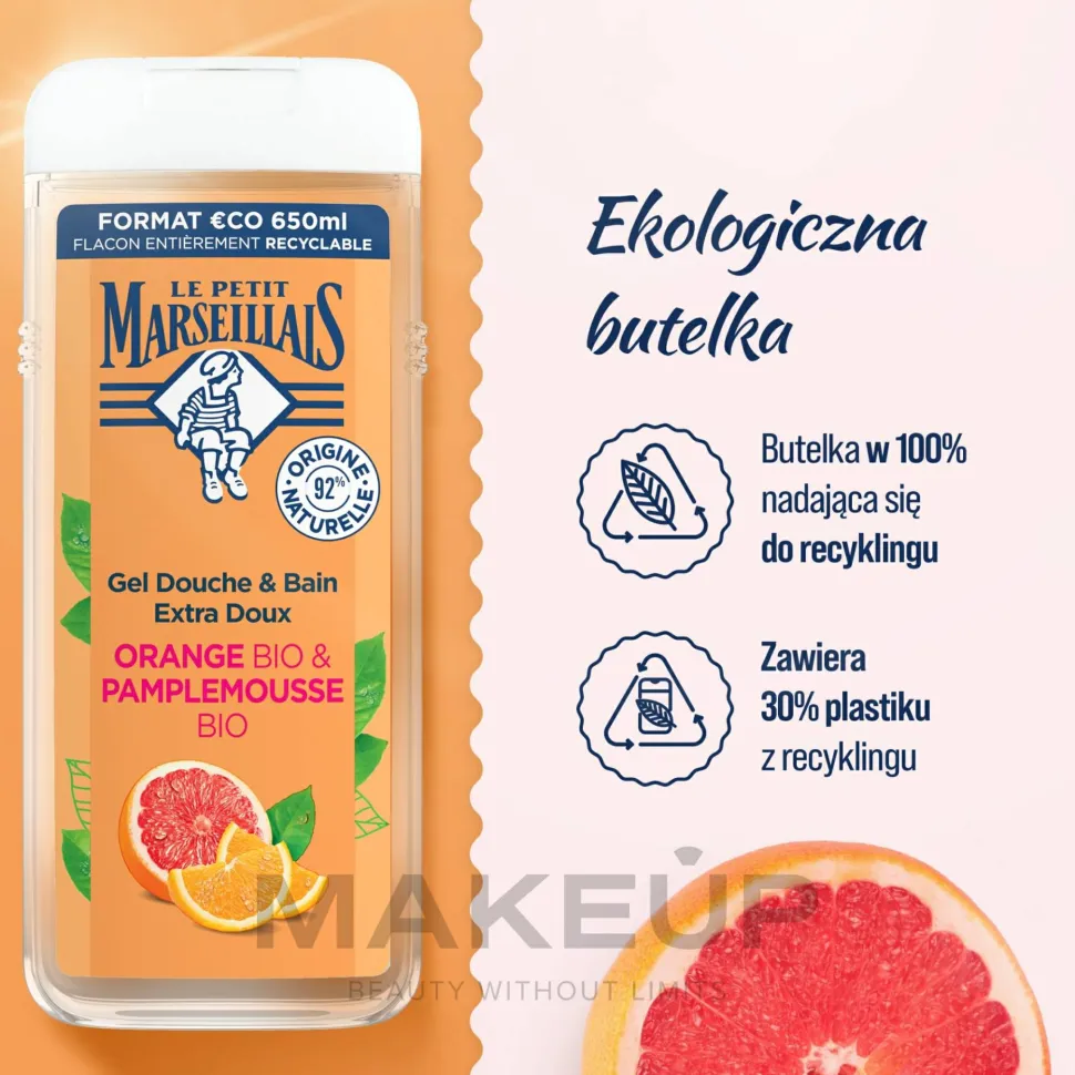 Duschgel mit Orange und Grapefruit