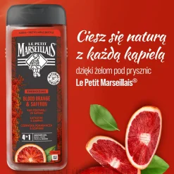 Duschgel-Shampoo für Männer mit Safran und roter Orange