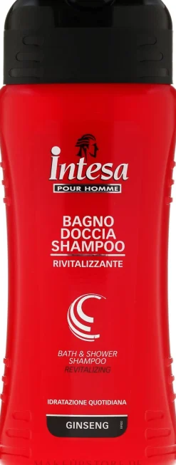 Duschgel und Shampoo mit Ginseng
