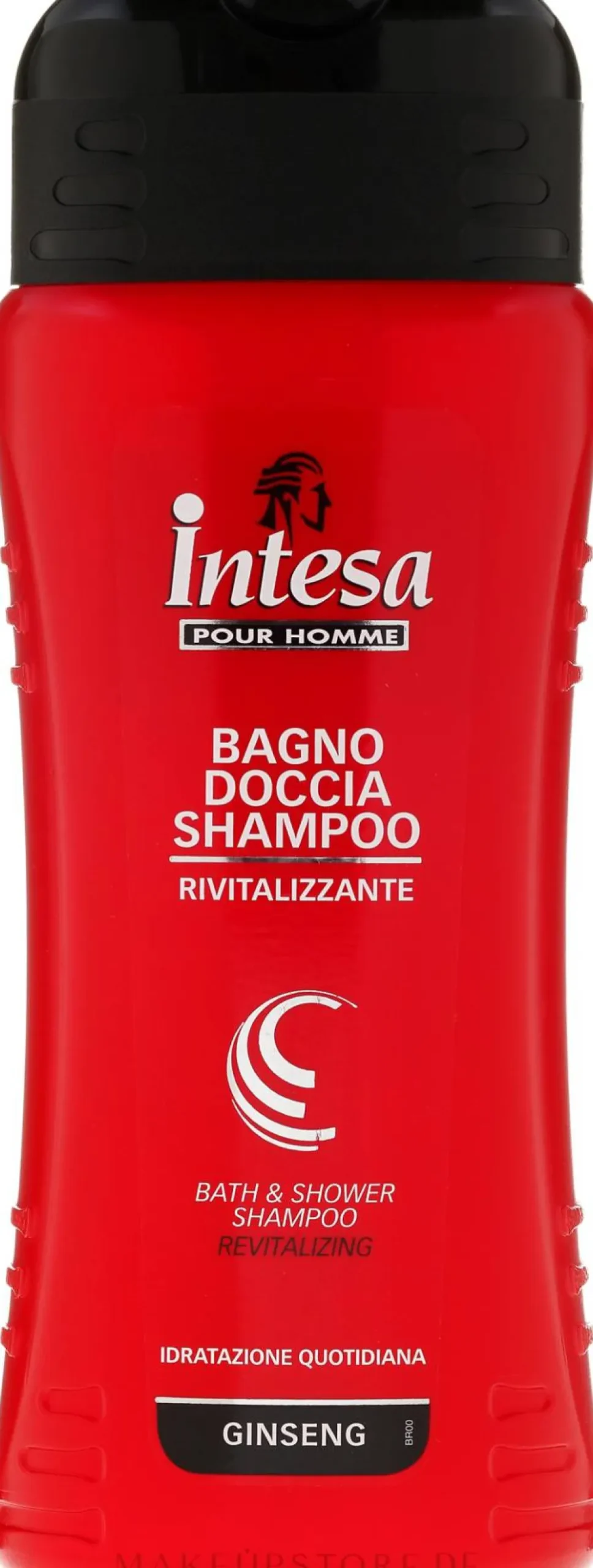 Duschgel und Shampoo mit Ginseng