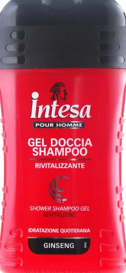 Duschgel und Shampoo mit Ginseng