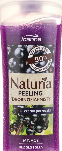 Duschpeeling mit schwarzem Johannisbeere Duft
