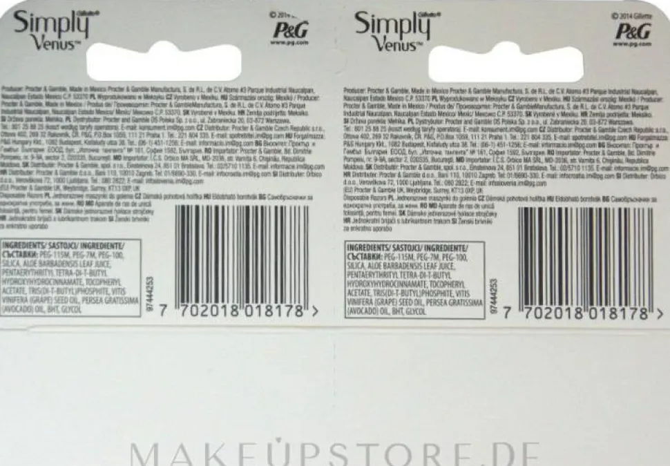 Einwegrasierer für Damen 12 St.