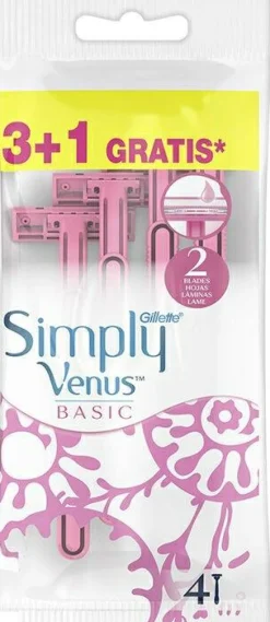Einwegrasierer für Damen, 4 Stück