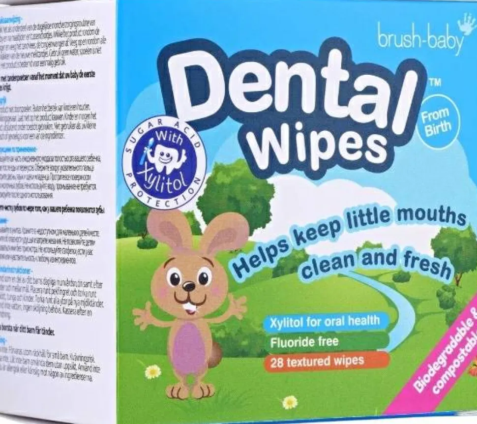 Einweg-Zahnreinigungstücher für Babys DentalWipes