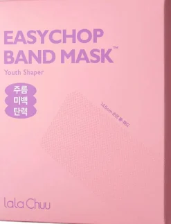 Elastische Stoffmaske für Gesicht und Hals für Lifting und Verbesserung des Hautbildes