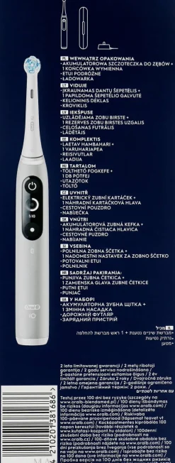 Elektrische Zahnbürste grau