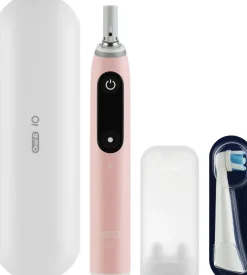 Elektrische Zahnbürste mit Etui rosa