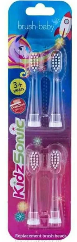 Elektrische Zahnbürstenköpfe KidzSonic, 3+