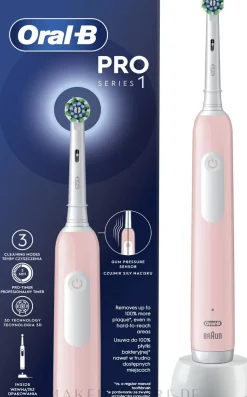 Elektrische Zahnbürste rosa