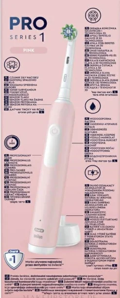 Elektrische Zahnbürste rosa