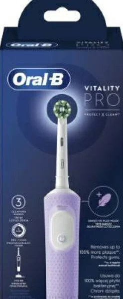 Elektrische Zahnbürste violett
