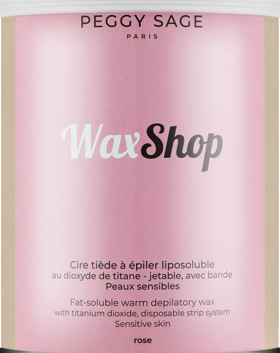 Enthaarungswachs zum warmen Epilieren von empfindlicher und trockener Haut rosa
