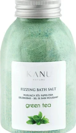 Entspannendes Badesalz mit grünem Tee