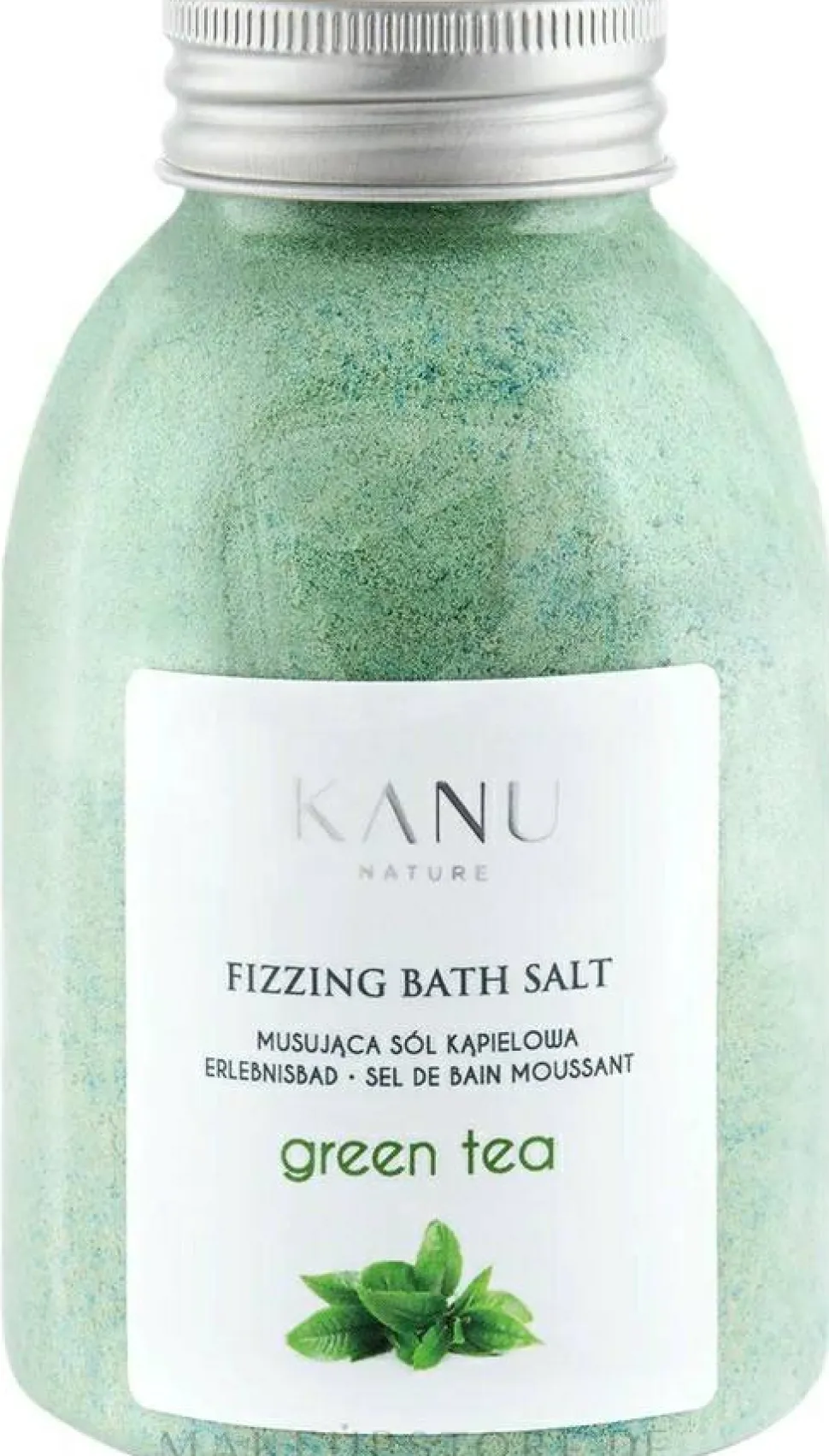 Entspannendes Badesalz mit grünem Tee