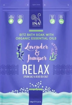 Entspannendes Badesalz mit Lavendel und Wacholder