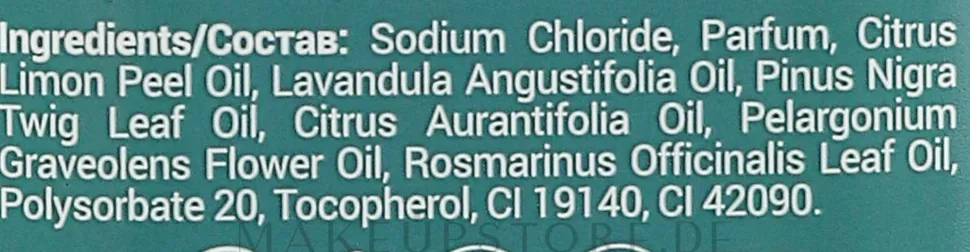 Entspannendes Fußbadesalz mit Vitamin E und Kräutern